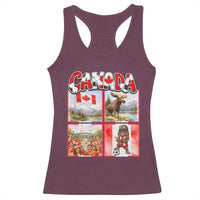 Proud Canada National Soccer Fan 2026 Gift Racerback Tank Top