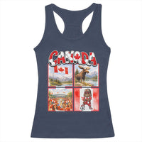 Proud Canada National Soccer Fan 2026 Gift Racerback Tank Top