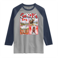 Proud Canada National Soccer Fan 2026 Gift Raglan Shirt