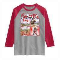 Proud Canada National Soccer Fan 2026 Gift Raglan Shirt