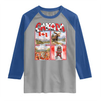 Proud Canada National Soccer Fan 2026 Gift Raglan Shirt