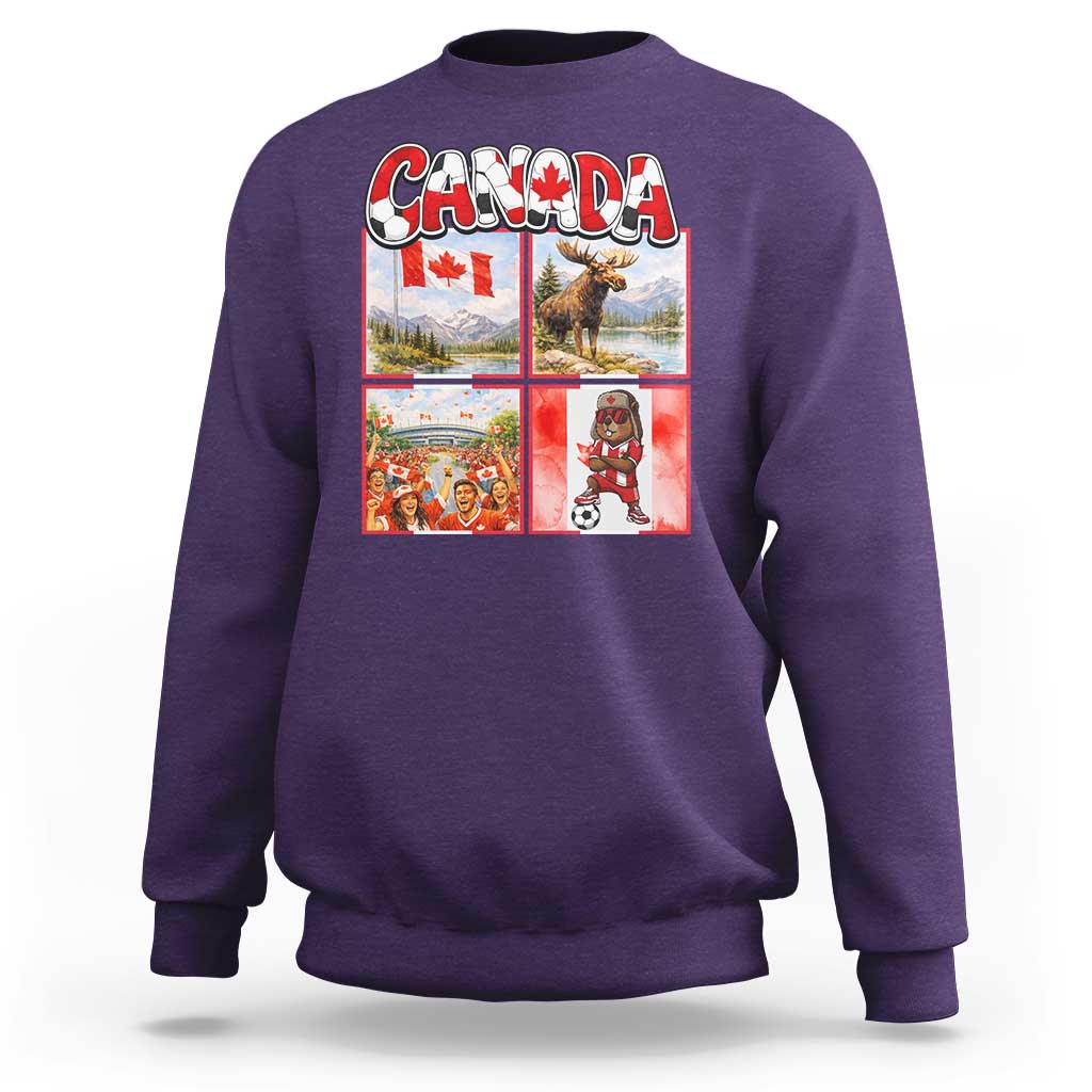 Proud Canada National Soccer Fan 2026 Gift Sweatshirt