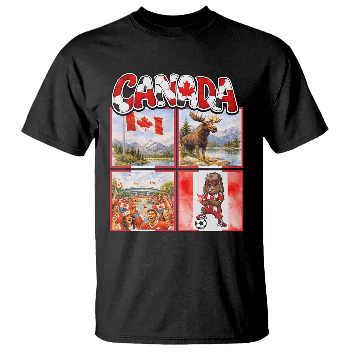 Proud Canada National Soccer Fan 2026 Gift T Shirt