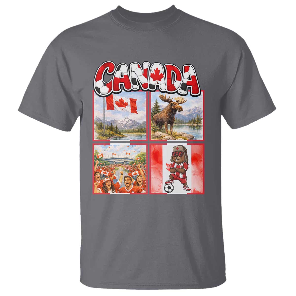 Proud Canada National Soccer Fan 2026 Gift T Shirt