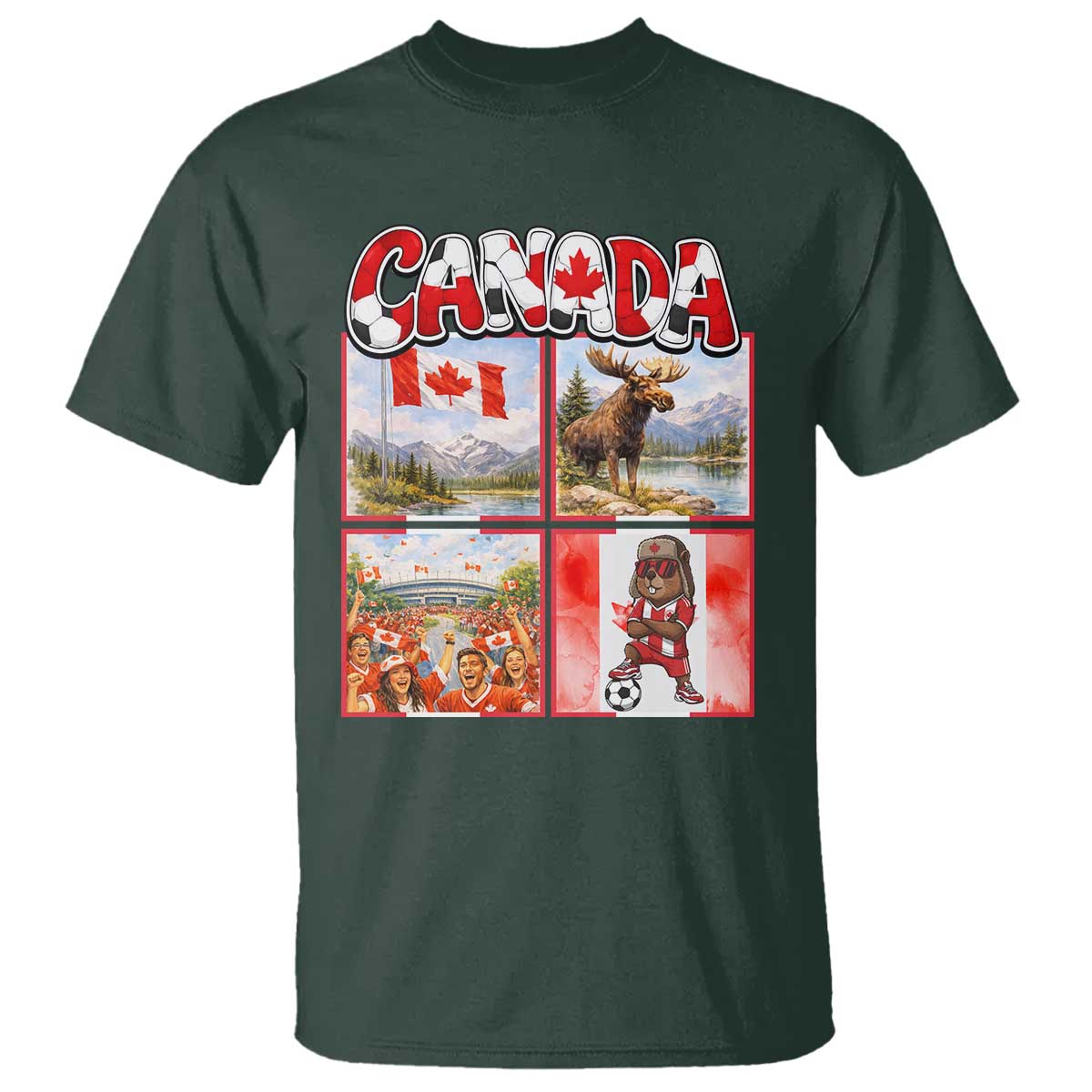Proud Canada National Soccer Fan 2026 Gift T Shirt