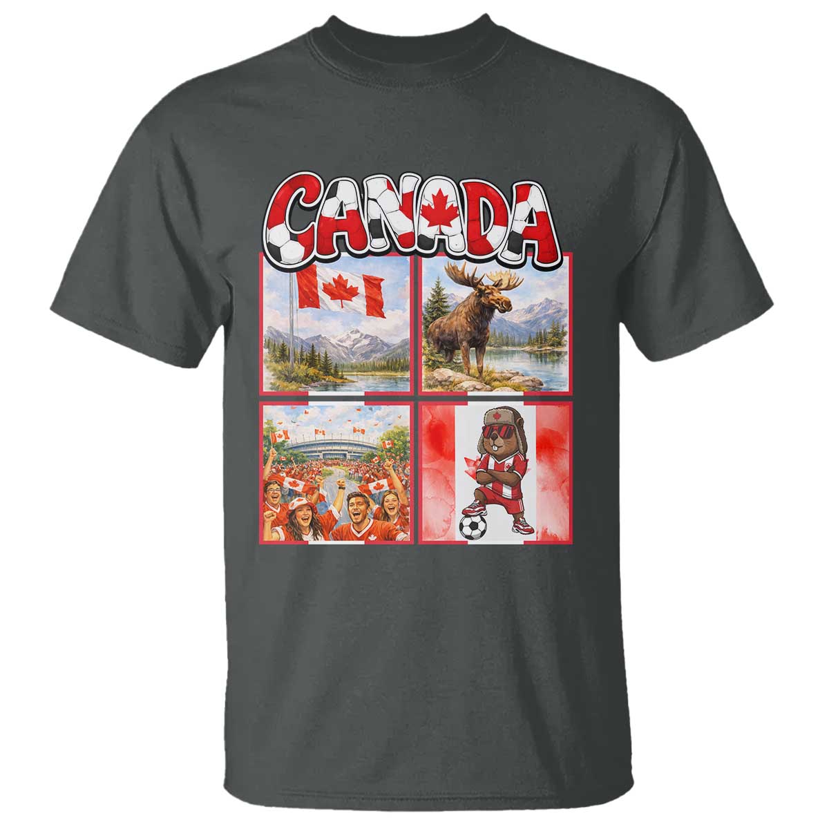 Proud Canada National Soccer Fan 2026 Gift T Shirt