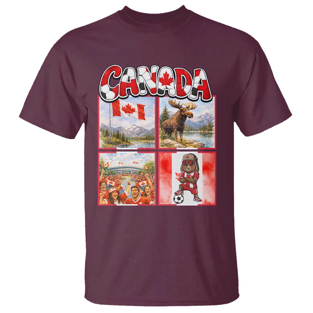 Proud Canada National Soccer Fan 2026 Gift T Shirt