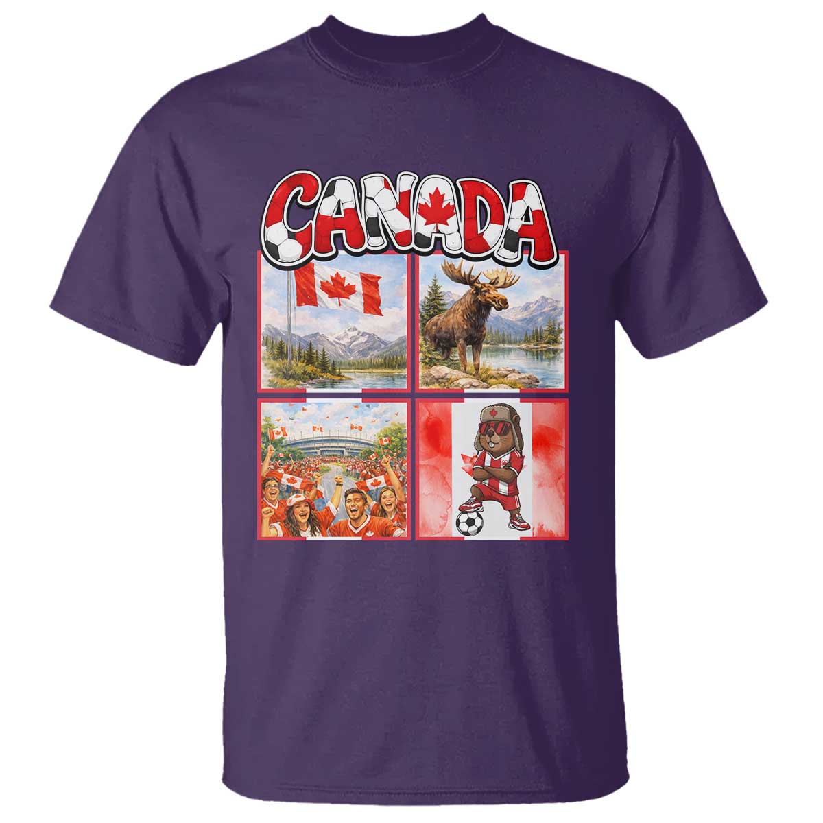 Proud Canada National Soccer Fan 2026 Gift T Shirt