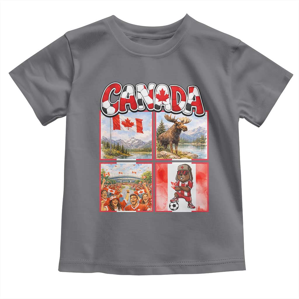 Proud Canada National Soccer Fan 2026 Gift Toddler T Shirt