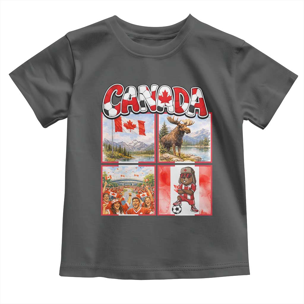 Proud Canada National Soccer Fan 2026 Gift Toddler T Shirt