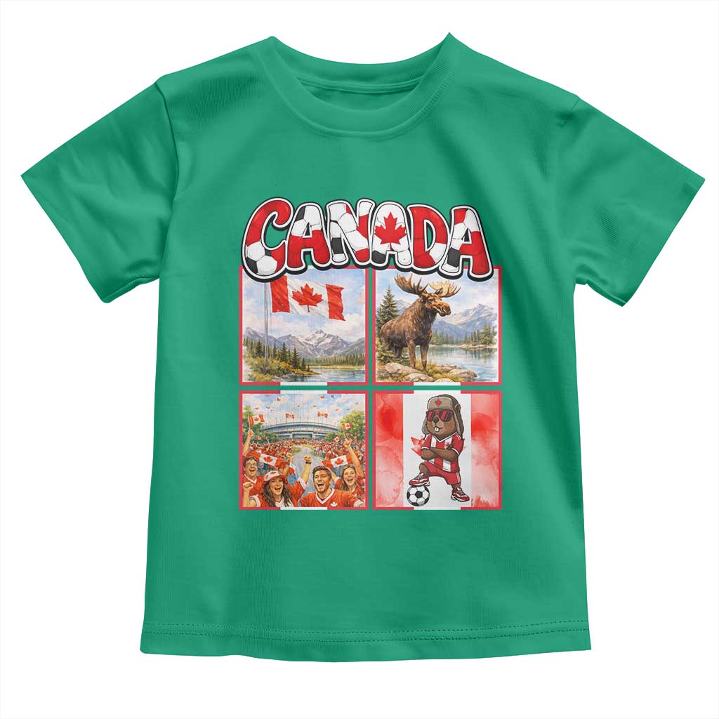 Proud Canada National Soccer Fan 2026 Gift Toddler T Shirt