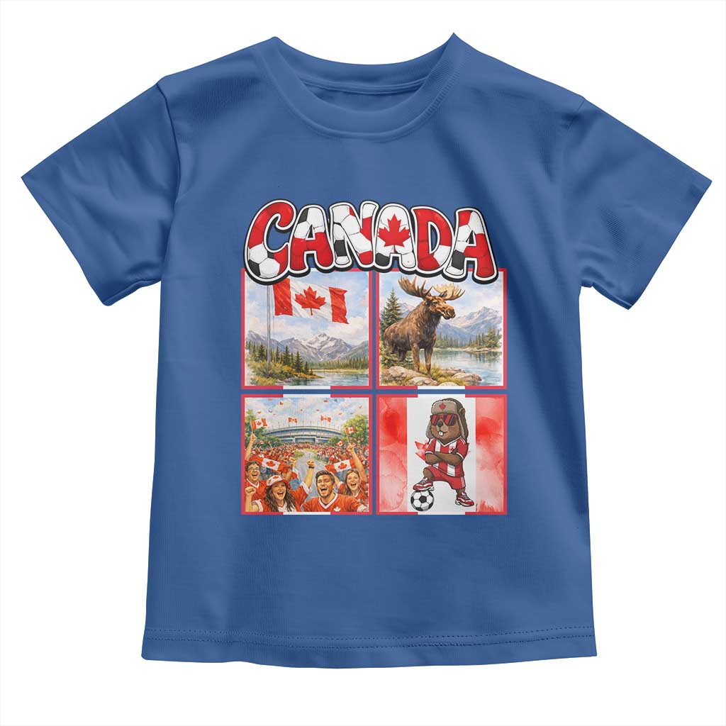 Proud Canada National Soccer Fan 2026 Gift Toddler T Shirt