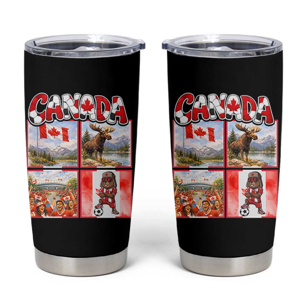 Proud Canada National Soccer Fan 2026 Gift Tumbler Cup