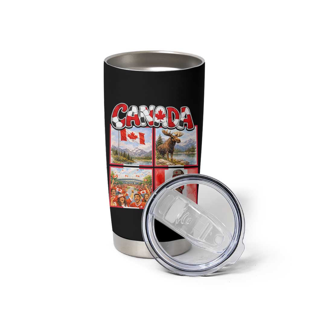 Proud Canada National Soccer Fan 2026 Gift Tumbler Cup