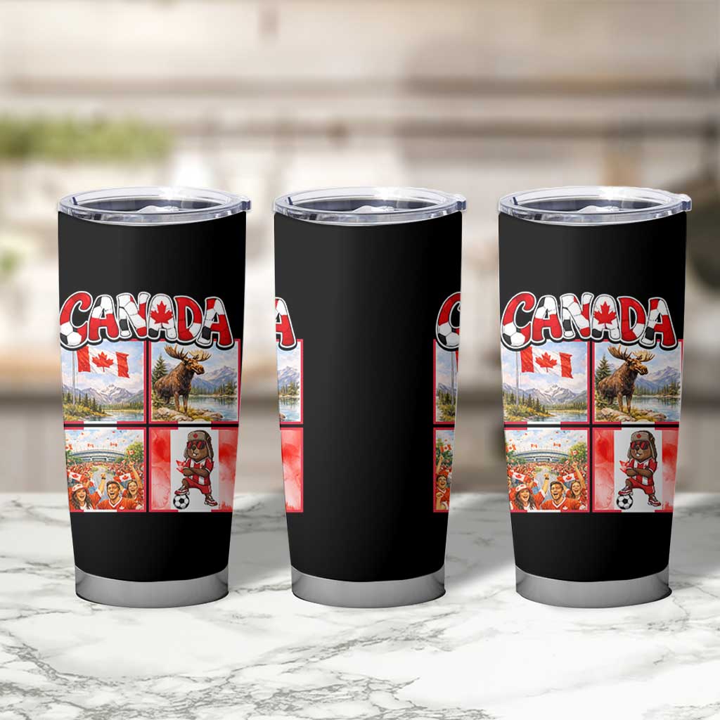Proud Canada National Soccer Fan 2026 Gift Tumbler Cup