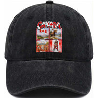 Proud Canada National Soccer Fan 2026 Gift Washed Cotton Baseball Cap