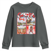 Proud Canada National Soccer Fan 2026 Gift Youth Sweatshirt