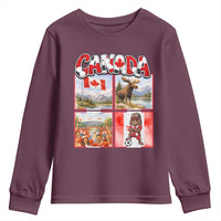 Proud Canada National Soccer Fan 2026 Gift Youth Sweatshirt