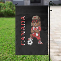 Proud Canada Soccer Beaver Garden Flag Funny Football Fan Gift
