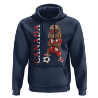 Proud Canada Soccer Beaver Hoodie Funny Football Fan Gift