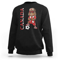 Proud Canada Soccer Beaver Sweatshirt Funny Football Fan Gift
