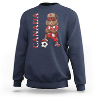 Proud Canada Soccer Beaver Sweatshirt Funny Football Fan Gift