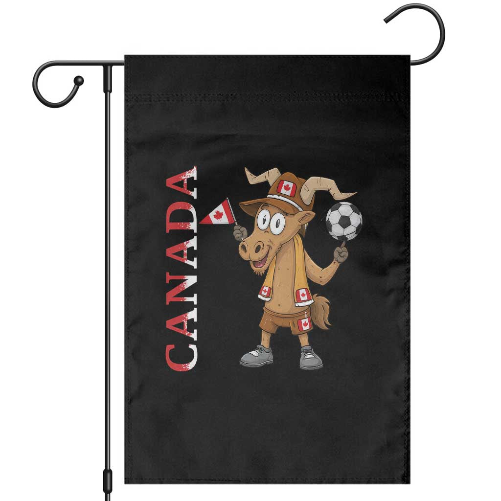 Proud Canada Soccer Moose Garden Flag Canadian Football Fan