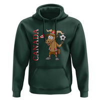 Proud Canada Soccer Moose Hoodie Canadian Football Fan