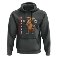 Proud Canada Soccer Moose Hoodie Canadian Football Fan