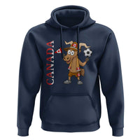 Proud Canada Soccer Moose Hoodie Canadian Football Fan