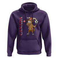Proud Canada Soccer Moose Hoodie Canadian Football Fan