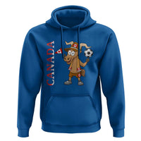 Proud Canada Soccer Moose Hoodie Canadian Football Fan
