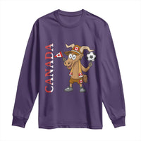 Proud Canada Soccer Moose Long Sleeve Shirt Canadian Football Fan