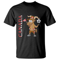 Proud Canada Soccer Moose T Shirt Canadian Football Fan