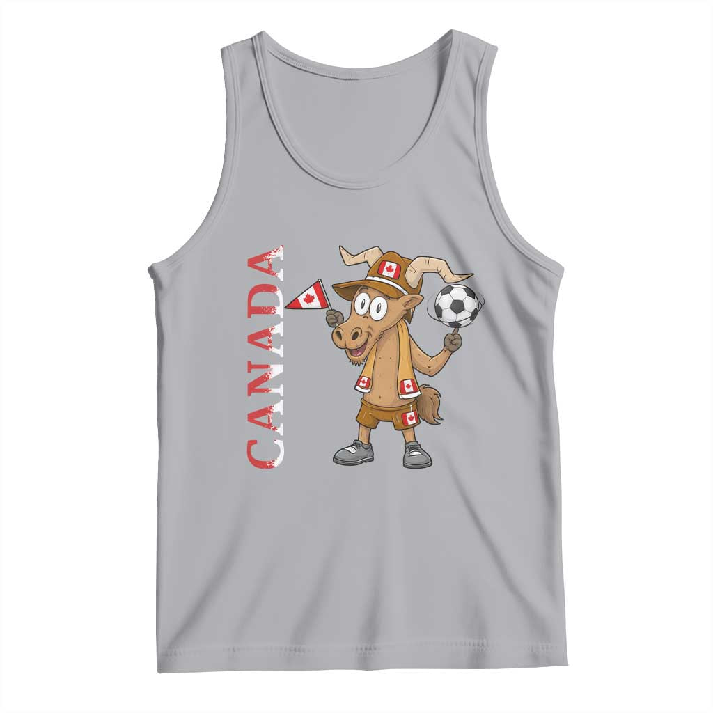 Proud Canada Soccer Moose Tank Top Canadian Football Fan