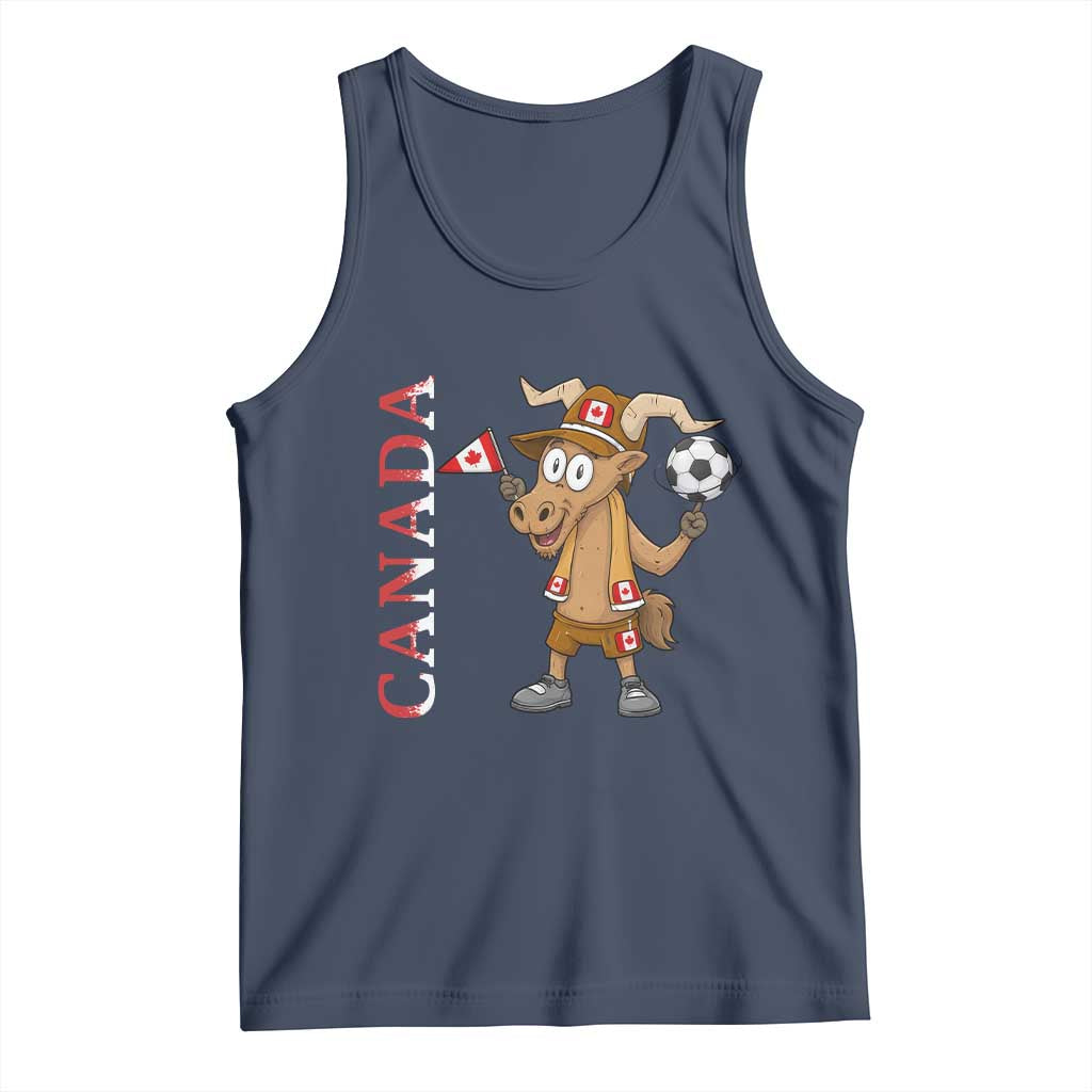 Proud Canada Soccer Moose Tank Top Canadian Football Fan