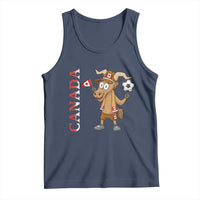 Proud Canada Soccer Moose Tank Top Canadian Football Fan
