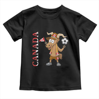Proud Canada Soccer Moose Toddler T Shirt Canadian Football Fan