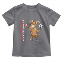 Proud Canada Soccer Moose Toddler T Shirt Canadian Football Fan
