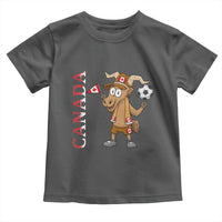 Proud Canada Soccer Moose Toddler T Shirt Canadian Football Fan