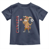 Proud Canada Soccer Moose Toddler T Shirt Canadian Football Fan
