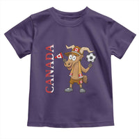 Proud Canada Soccer Moose Toddler T Shirt Canadian Football Fan