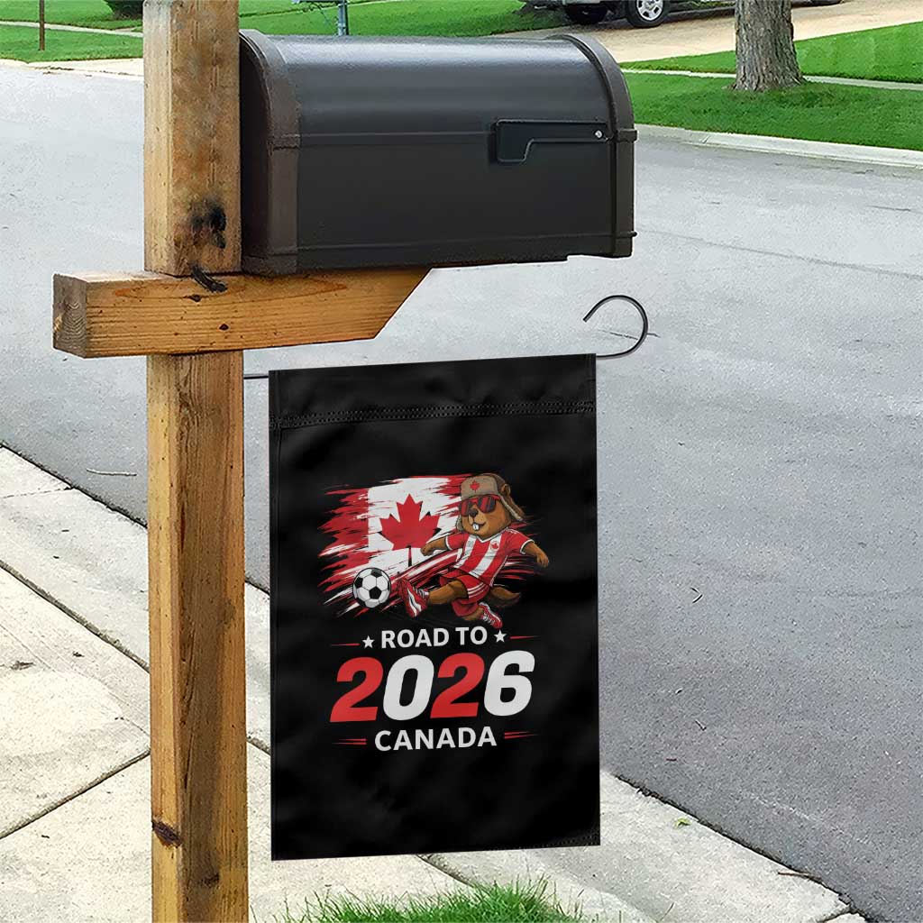 Proud Canada Soccer Beaver Garden Flag Road To 2026