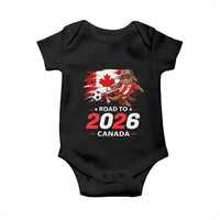 Proud Canada Soccer Beaver Baby Onesie Road To 2026