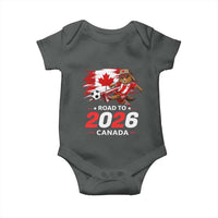 Proud Canada Soccer Beaver Baby Onesie Road To 2026