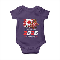 Proud Canada Soccer Beaver Baby Onesie Road To 2026