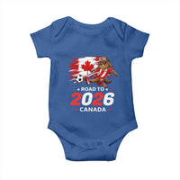 Proud Canada Soccer Beaver Baby Onesie Road To 2026