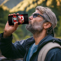 Proud Canada Soccer Beaver 4 in 1 Can Cooler Tumbler Road To 2026