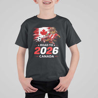 Proud Canada Soccer Beaver T Shirt For Kid Road To 2026