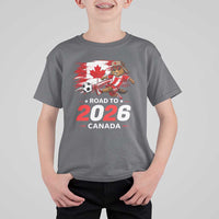 Proud Canada Soccer Beaver T Shirt For Kid Road To 2026